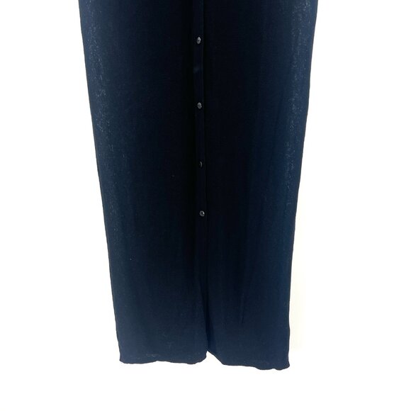 Primark Black Sleeveless Knit Button Front Sweater Women's Medium - Picture 3 of 6